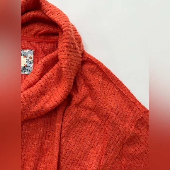 Beautiful Cowl Neck Maeve Anthropologie knit frilly top. Size Small. - Picture 5 of 15